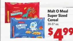 Vallarta Supermarkets Malt O Meal Super Sized Cereal offer