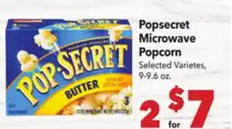 Vallarta Supermarkets Popsecret Microwave Popcorn offer