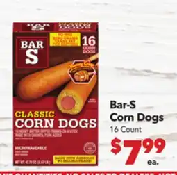 Vallarta Supermarkets Bar-S Corn Dogs offer