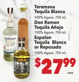 Vallarta Supermarkets Teremana Tequila Blanco offer