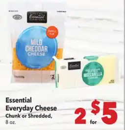 Vallarta Supermarkets Essential Everyday Cheese offer