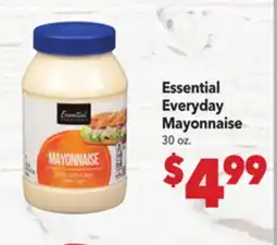 Vallarta Supermarkets Essential Everyday Mayonnaise offer