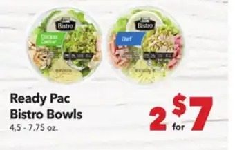 Vallarta Supermarkets Ready Pac Bistro Bowls offer