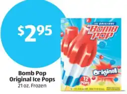 Aldi Bomb Pop Original Ice Pops offer