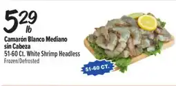 El Super Fresh White Shrimp Headless offer