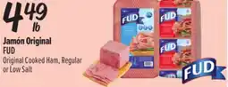 El Super Fresh FUD Original Cooked Ham, Regular or Low Salt offer