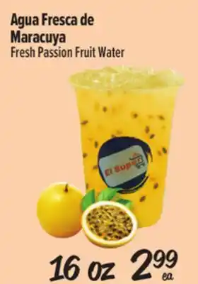 El Super Fresh Fresh Passion Fruit Water offer