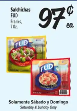 El Super Fresh FUD Franks offer