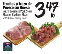 El Super Fresh Fresh Boneless Pork Stew Meat or Cushion Meat offer