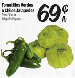El Super Fresh Tomatillos or Jalapeño Peppers offer
