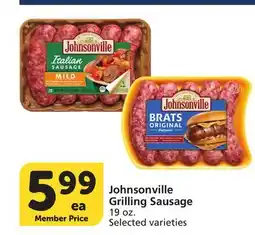 Vons Johnsonville Grilling Sausage offer