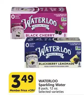 Vons WATERLOO Sparkling Water offer