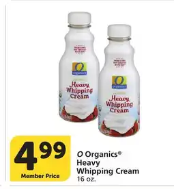 Vons O Organics Heavy Whipping Cream offer