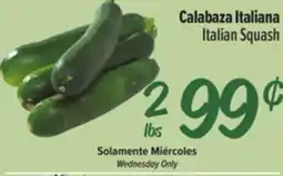 El Super Fresh Italian Squash offer