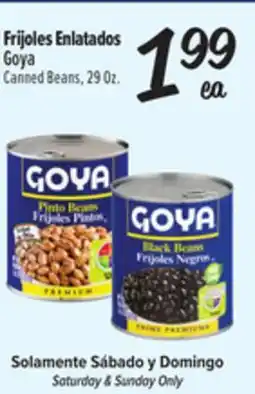 El Super Fresh Goya Canned Beans offer