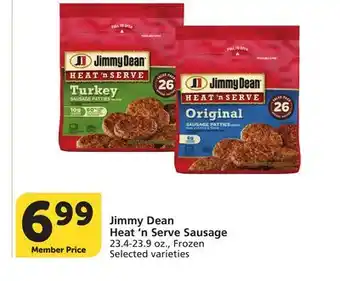 Vons Jimmy Dean Heat'n Serve Sausage offer
