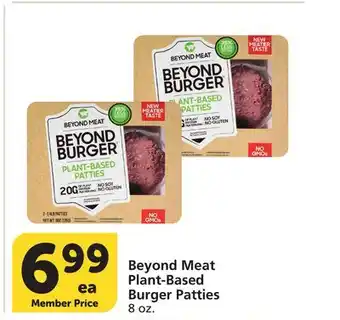 Vons Beyond Meat Plant-Based Burger Patties offer