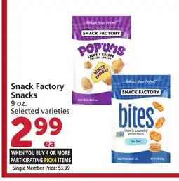 Vons Snack Factory Snacks offer