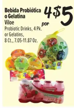 El Super Probiotic Drinks, 4 Pk.or Gelatins, 8 Ct., 7.05-11.87 Oz offer