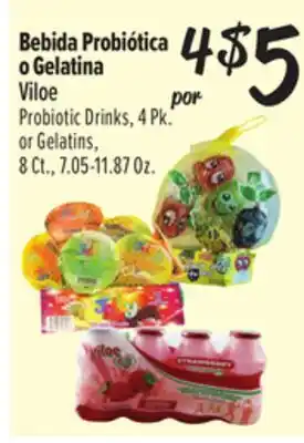 El Super Probiotic Drinks, 4 Pk.or Gelatins, 8 Ct., 7.05-11.87 Oz offer