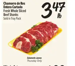 El Super Fresh Whole Sliced Beef Shanks offer