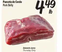 El Super Pork Belly offer