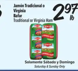 El Super Traditional or Virginia Ham offer