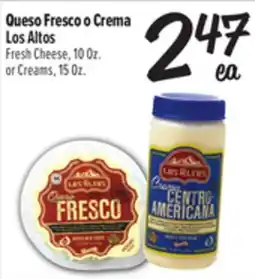 El Super Fresh Cheese, 10 Oz. or Creams, 15 Oz offer
