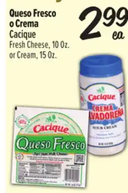 El Super Fresh Cheese, 10 Oz.or Cream, 15 Oz offer