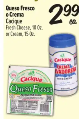 El Super Fresh Cheese, 10 Oz.or Cream, 15 Oz offer