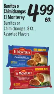 El Super Burritos or Chimichangas offer