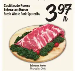 El Super Fresh Whole Pork Spareribs offer