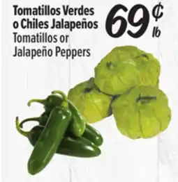 El Super Tomatillos or Jalapeño Peppers offer
