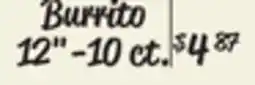 El Super Burrito offer