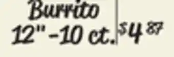 El Super Burrito offer
