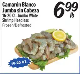 El Super 16-20 Ct. Jumbo White Shrimp Headless offer