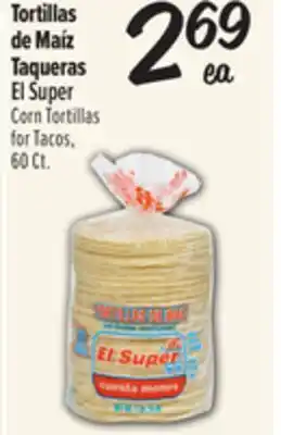 El Super Corn Tortillas for Tacos offer
