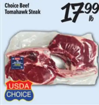 El Super Choice Beef Tomahawk Steak offer