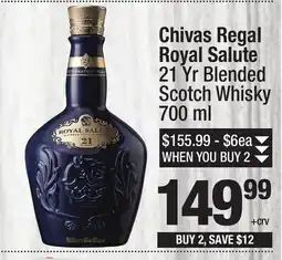 Super King Markets Chivas Regal Royal Salute offer