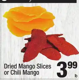 Super King Markets Dried Mango Slices or Chili Mango offer