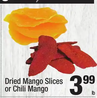 Super King Markets Dried Mango Slices or Chili Mango offer