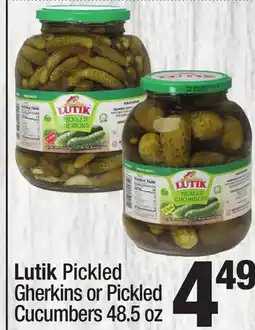 Super King Markets Lutik Pickled Gherkins or Pickled Cucumbers offer