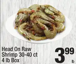 Super King Markets Head On Raw Shrimp offer