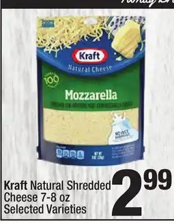 Super King Markets Kraft Natural Shredded Cheese offer