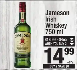 Super King Markets Jameson Irish Whiskey offer