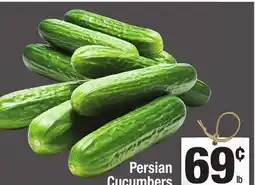 Super King Markets Persian Cucumbers offer