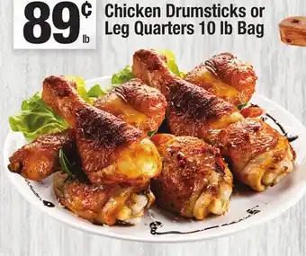 Super King Markets Chicken Drumsticks or Leg Quarters offer