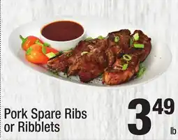 Super King Markets Pork Spare Ribs or Ribblets offer