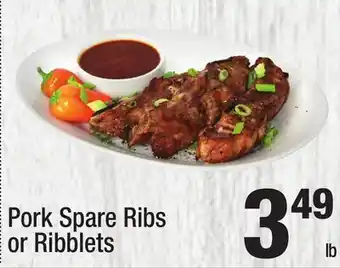 Super King Markets Pork Spare Ribs or Ribblets offer