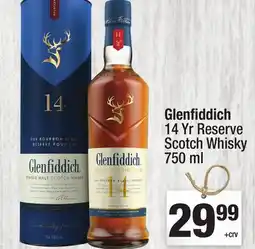 Super King Markets Glenfiddich 14 Yr Reserve Scotch Whisky offer